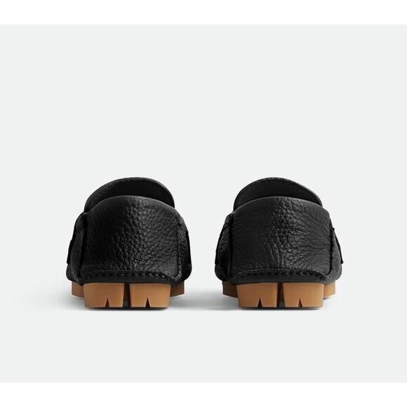 Bottega Veneta Men’s Leather Shore Loafer Shoes Black 10 US (43) 786809 NIB $990 main image 13